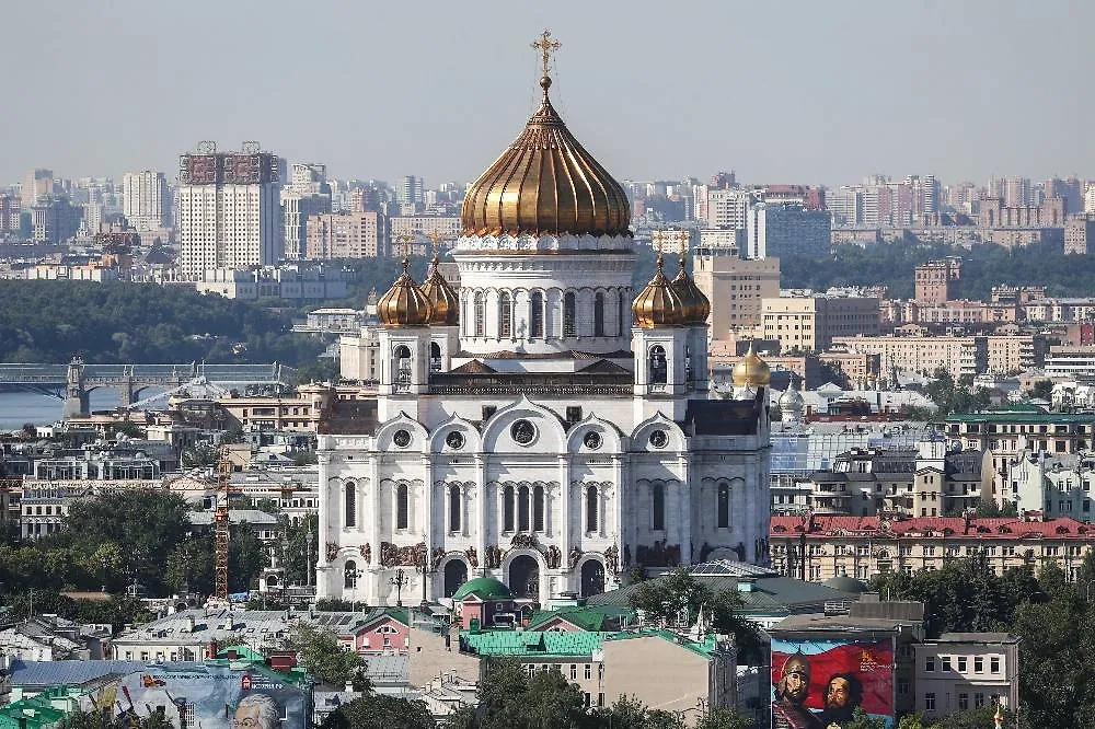 ...превратился в храм Христа Спасителя в нулевые. Фото © ТАСС / Станислав Красильников