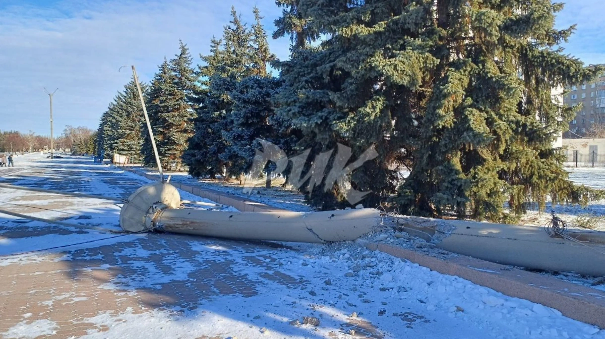 Последствия атаки ВСУ на Горловку.  Обложка © Telegram / Приходько РИК