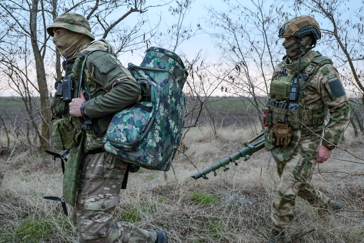 Российские военные в зоне СВО. Фото © ТАСС / Алексей Коновалов