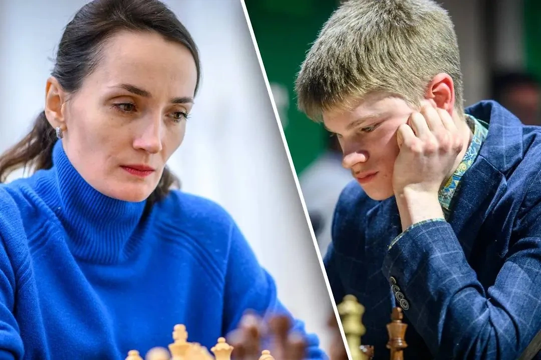 Екатерина Лагно и Володар Мурзин. Обложка © X / FIDE_chess