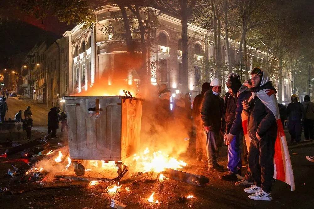 Протесты в Тбилиси. Обложка © TACC / Александр Патрин