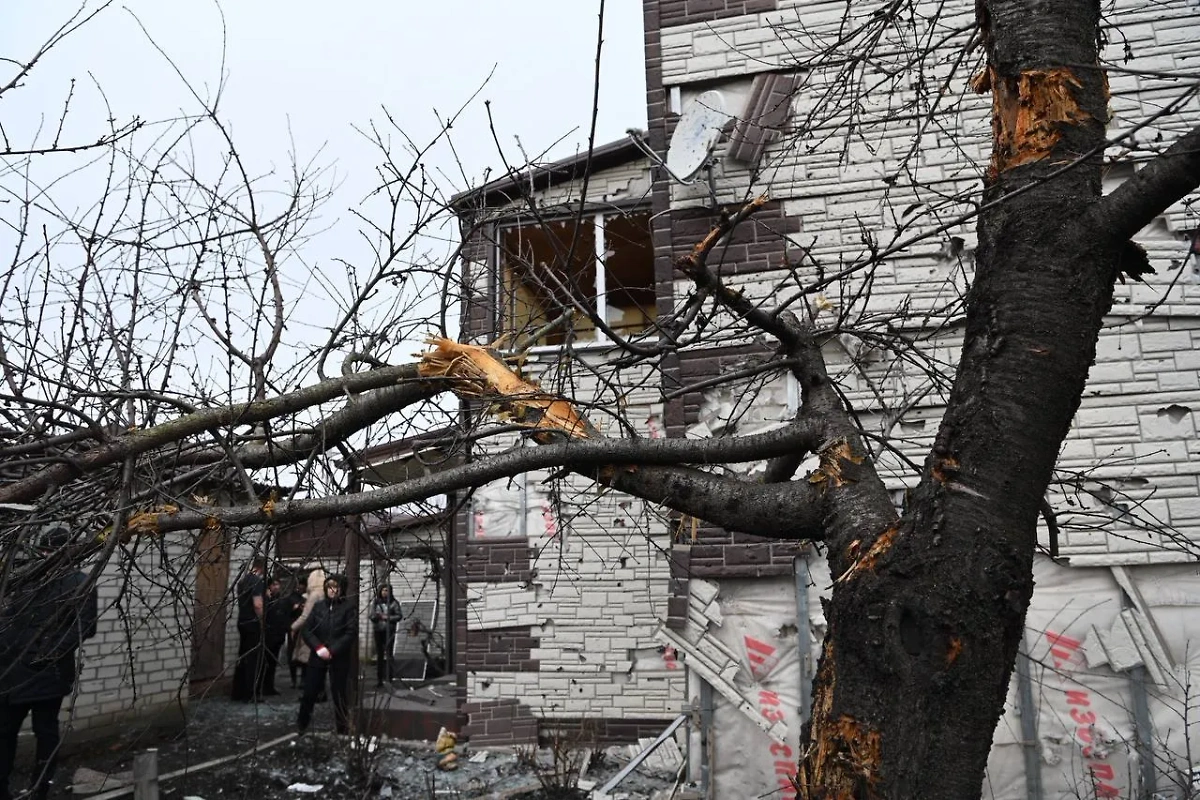 Последствия обстрела Белгорода со стороны ВСУ 15 февраля. Фото © Телеграм-канал Вячеслава Гладкова