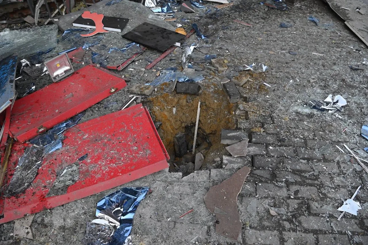 Последствия атаки ВСУ на Белгород. Фото © Telegram / Настоящий Гладков