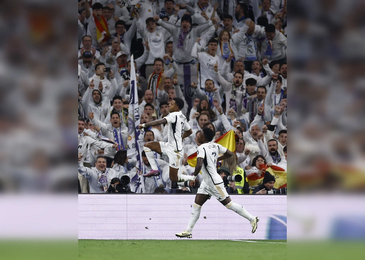 Момент из матча "Реала" и "Жироны". Обложка © X / Real Madrid C.F.