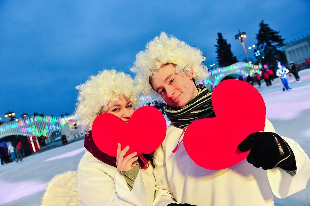 День святого Валентина на ВДНХ. Фото © Агентство "Москва" / Сергей Киселёв
