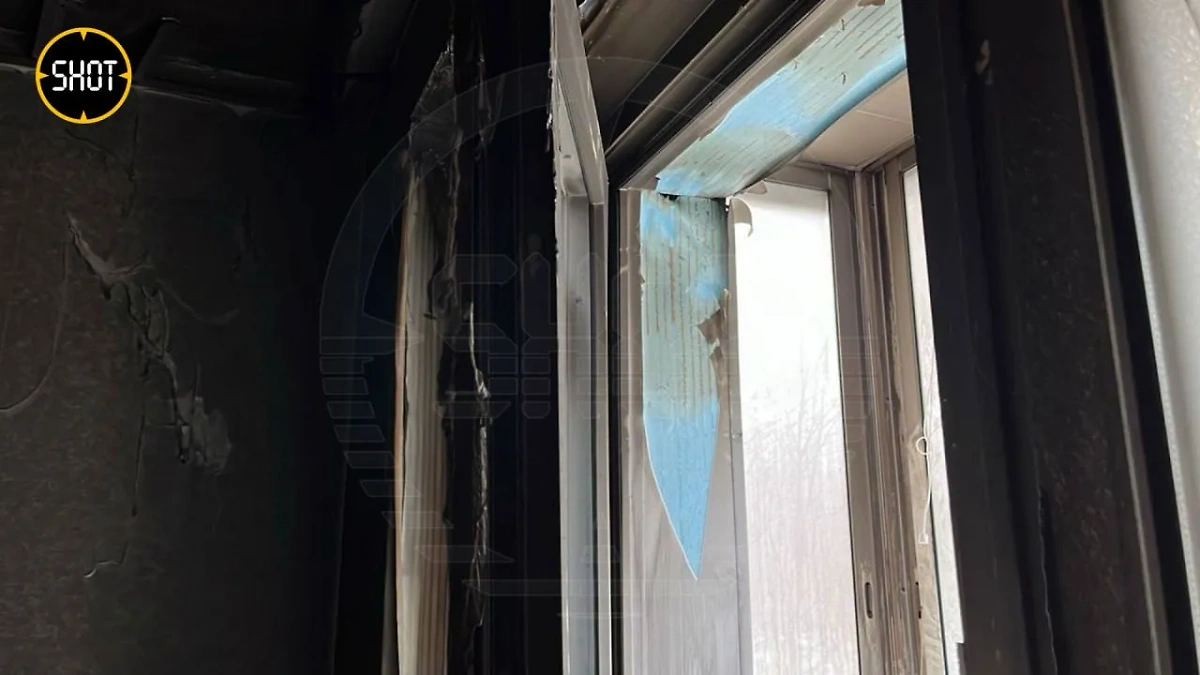 Последствия возгорания в квартире в Москве. Фото © Telegram / SHOT