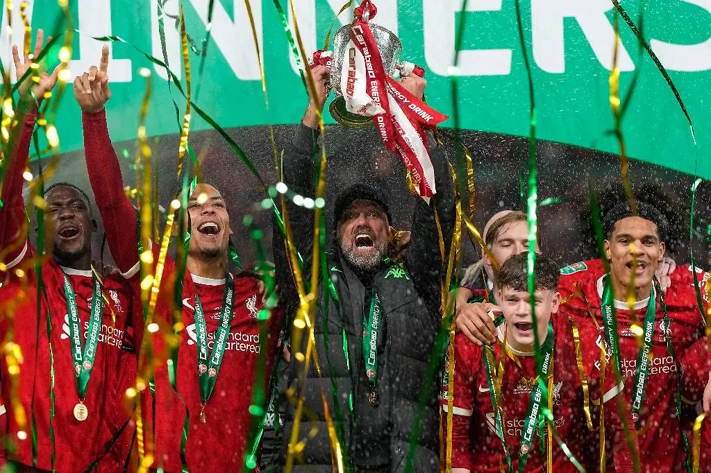 "Ливерпуль" победил "Челси" и в десятый раз в истории выиграл Кубок лиги. Обложка © ТАСС / AP / Alastair Grant