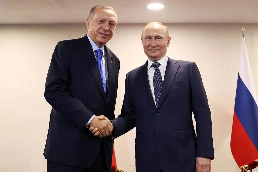 Владимир Путин и Реджеп Тайип Эрдоган. Обложка © Getty Images / Murat Kula