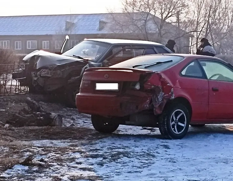 В Хакасии автомобиль врезался в группу школьников. Обложка © VK / Госавтоинспекция Хакасии