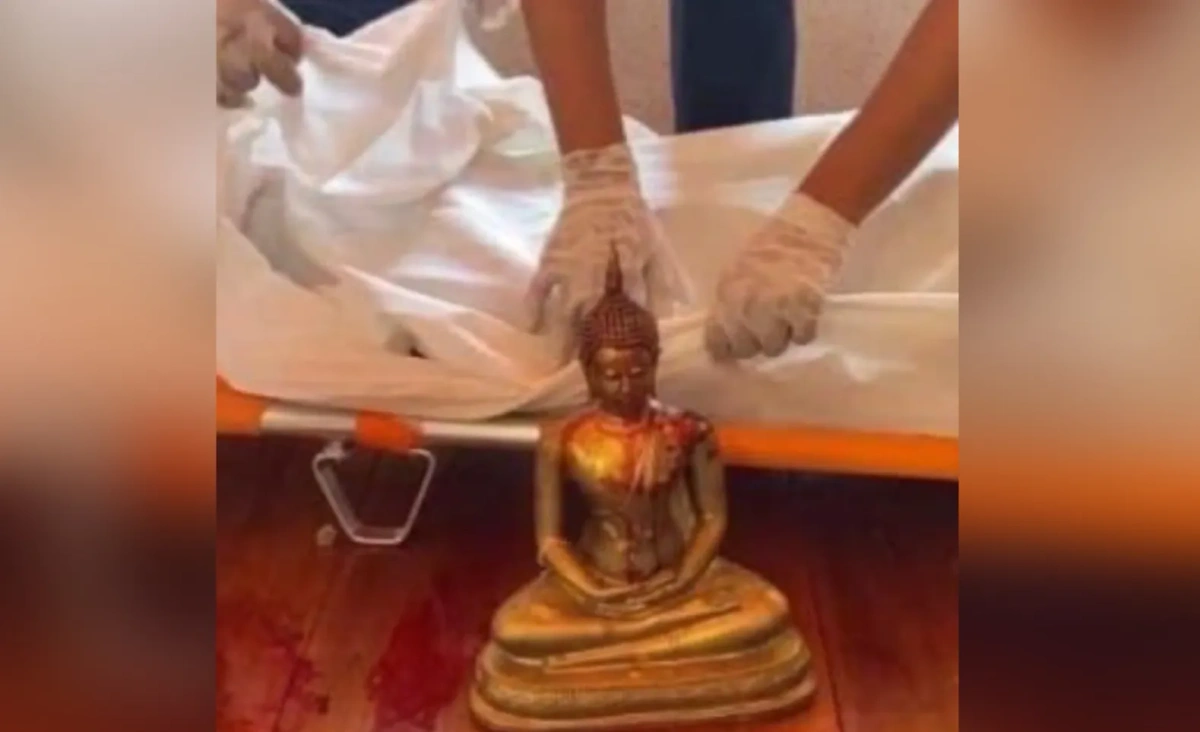 В Таиланде статуя Будды убила мужчину. Обложка © X / Newswav