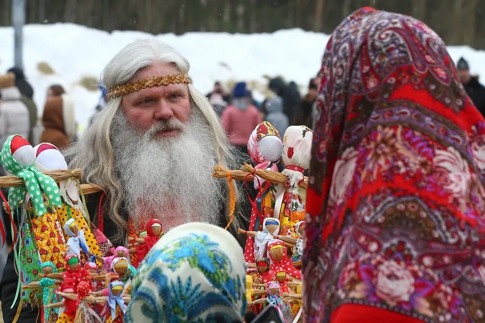Народный праздник, посвящённый богу Яриле, можно назвать репетицией Масленицы. Фото © Агентство "Москва" / Сергей Ведяшкин