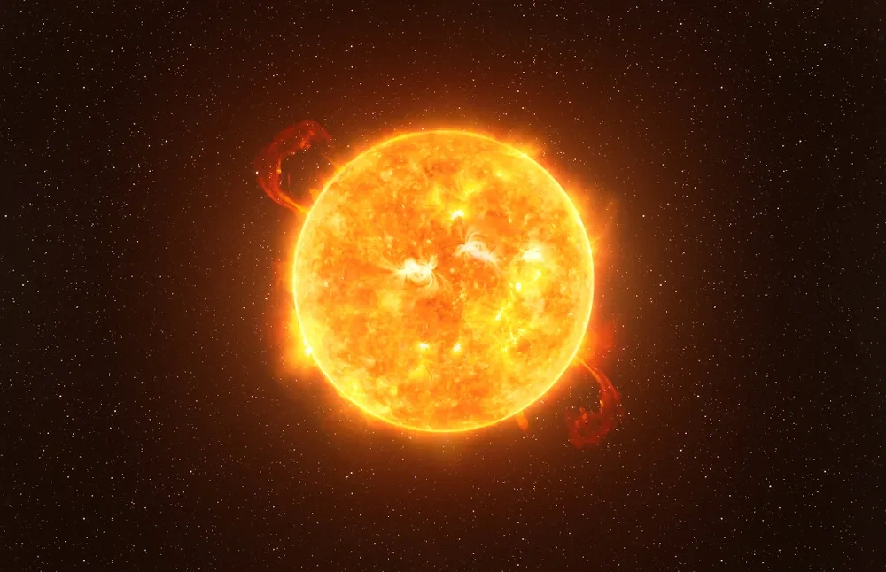 Две сильнейшие вспышки на Солнце произошли 22 февраля. Обложка © Shutterstock