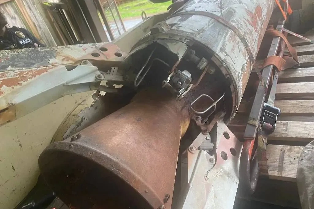 Ракета, найденная в гараже у американца. Обложка © Bellevue Police Department