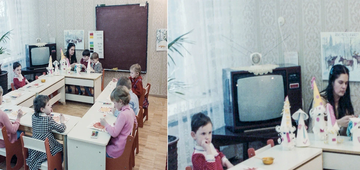 Тайна салфеток на телевизорах в СССР. Фото © ТАСС / Г. Шлевис, Кястутис Янкаускас