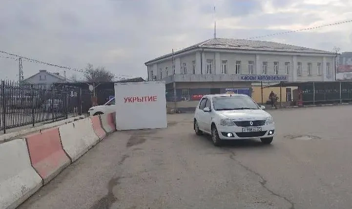 Временное укрытие в Белгороде. Обложка © "Царьград"