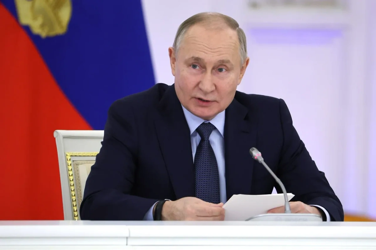 Владимир Путин. Обложка © Telegram / Кремль. Новости