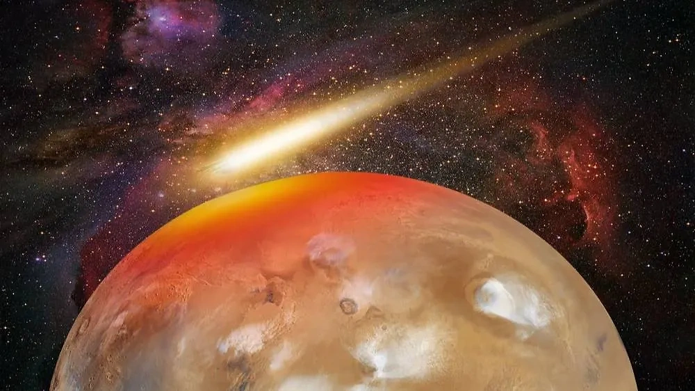 Что случилось с Марсом после падения огромного астероида. Обложка © Shutterstock / FOTODOM