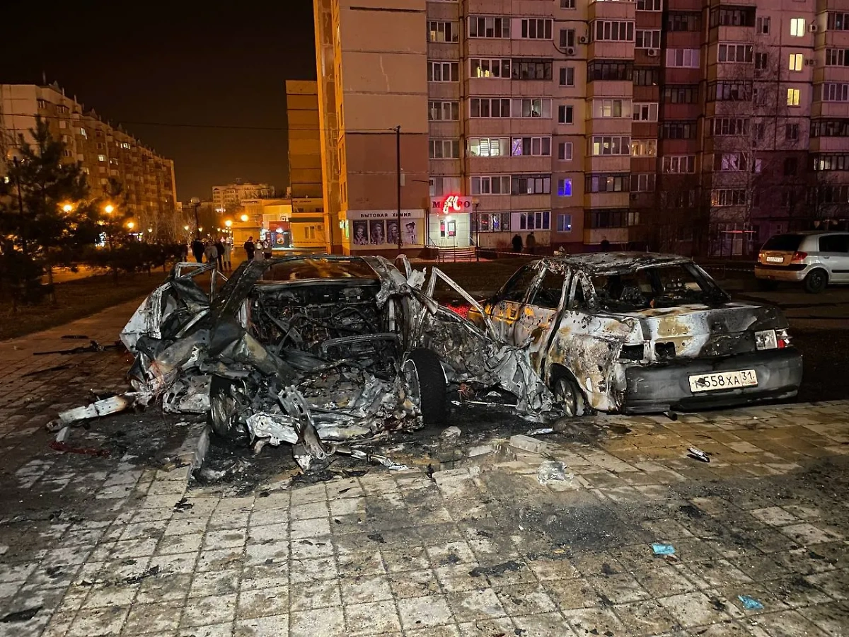 Повреждения в Белгородской области после обстрела ВСУ. Фото © Telegram / Настоящий Гладков