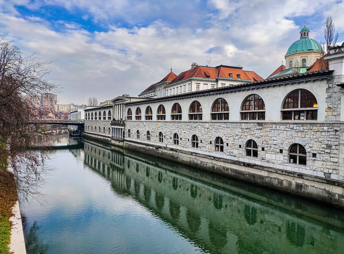 Столица Словении Любляна. Фото © Unsplash