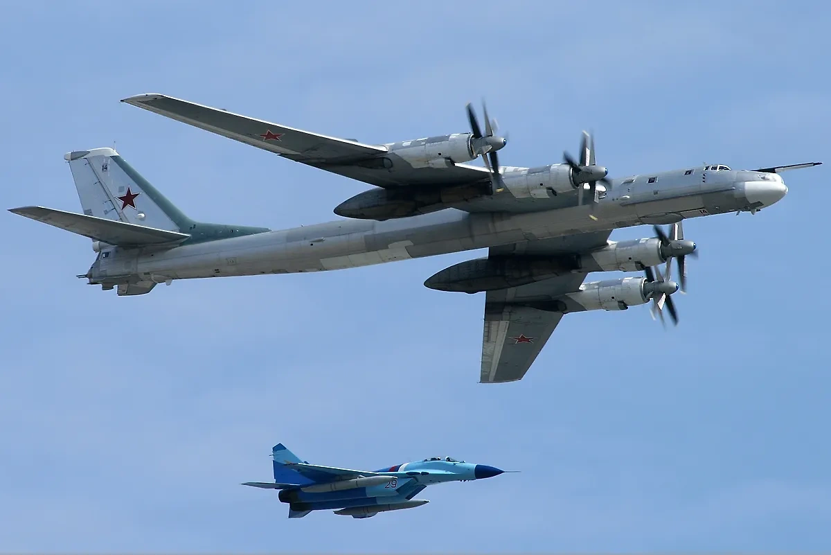 Что известно о работе, предположительно, 12 самолетов Ту-95 22 марта. Фото © Wikipedia / Ту-95