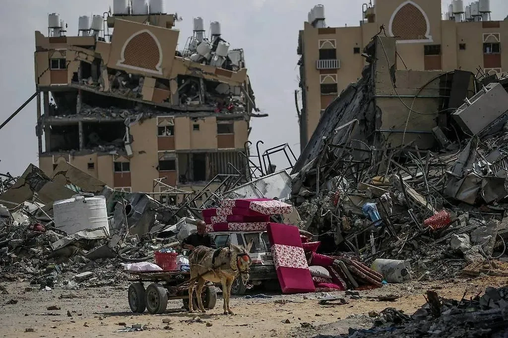 Обстановка в секторе Газа. Обложка © ТАСС / EPA / MOHAMMED SABER