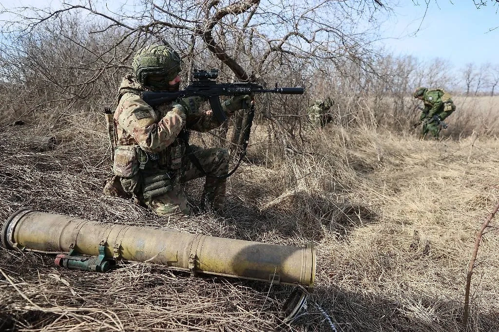ВС РФ освободили Красное ДНР. Обложка © ТАСС / Александр Река