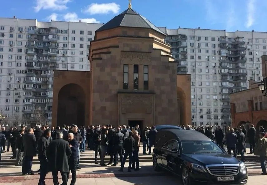 В Москве простились с Кареном Енгибаряном. Фото © Союз армян России