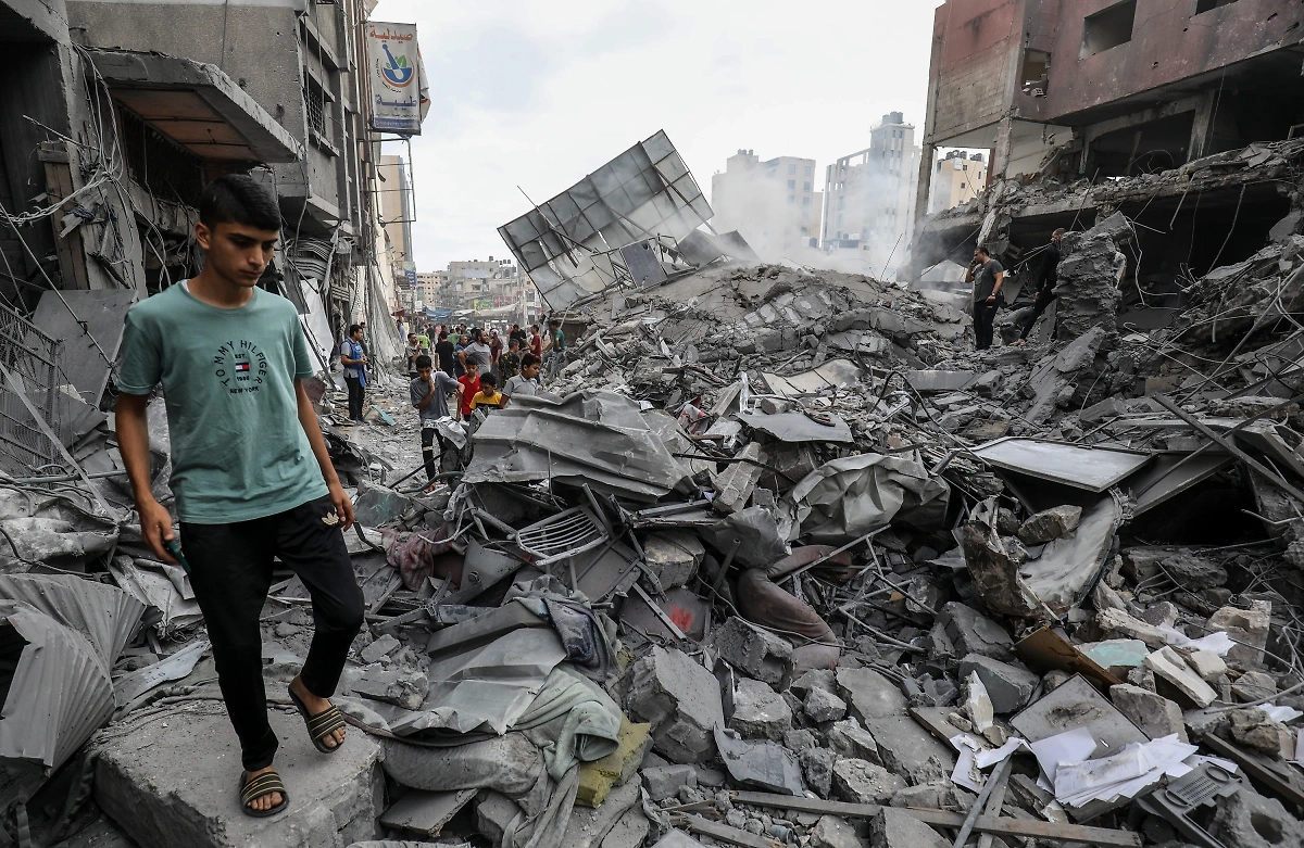 Сектор Газа после израильского авиаудара. Обложка © Shutterstock / FOTODOM