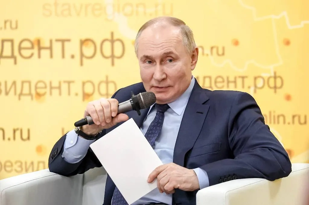 Президент РФ Владимир Путин. Обложка © ТАСС / Михаил Терещенко
