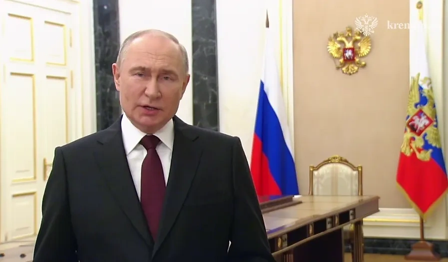 Президент РФ Владимир Путин. Обложка © t.me / Кремль. Новости