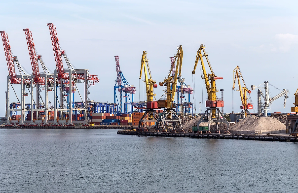 Одесский порт, где были уничтожены сотрудники украинских ССО, собравшиеся для награждения. Фото © Shutterstock