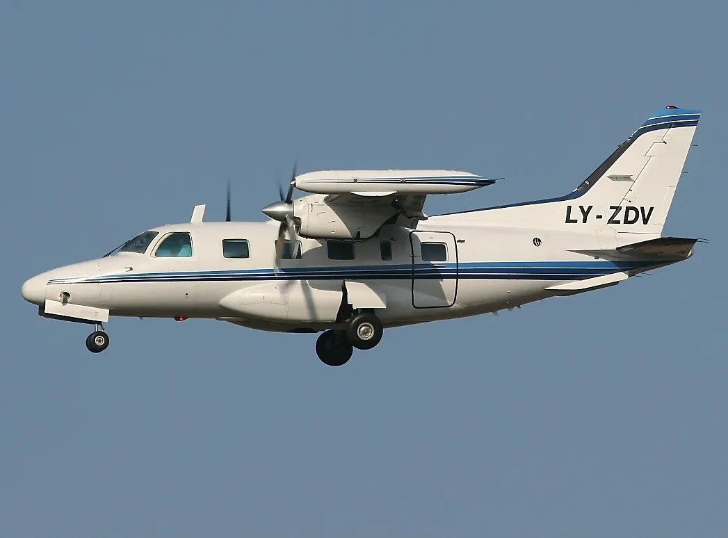 Легкомоторный самолёт Mitsubishi MU-2B. Обложка © Wikipedia 
