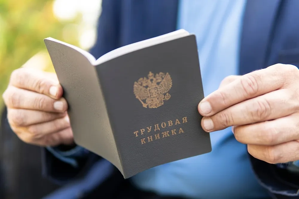 Трудовая книжка. Обложка © Shutterstock / FOTODOM / Melnikov Dmitriy