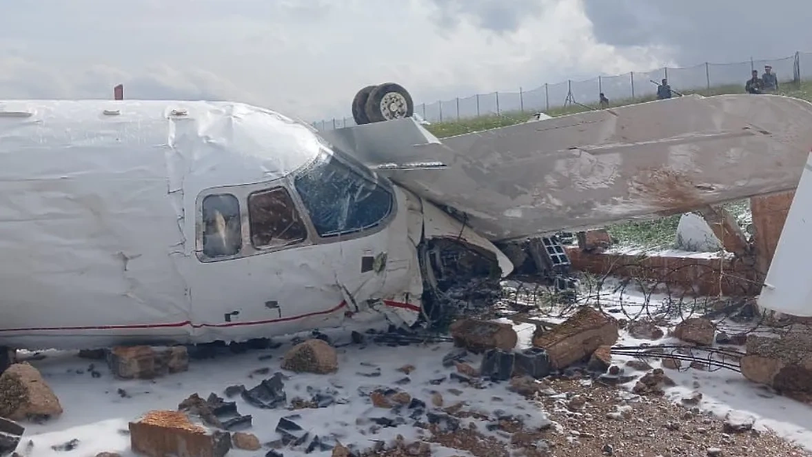В Марокко самолёт приземлился за пределами взлетной полосы. Обложка © Х / AviationSource