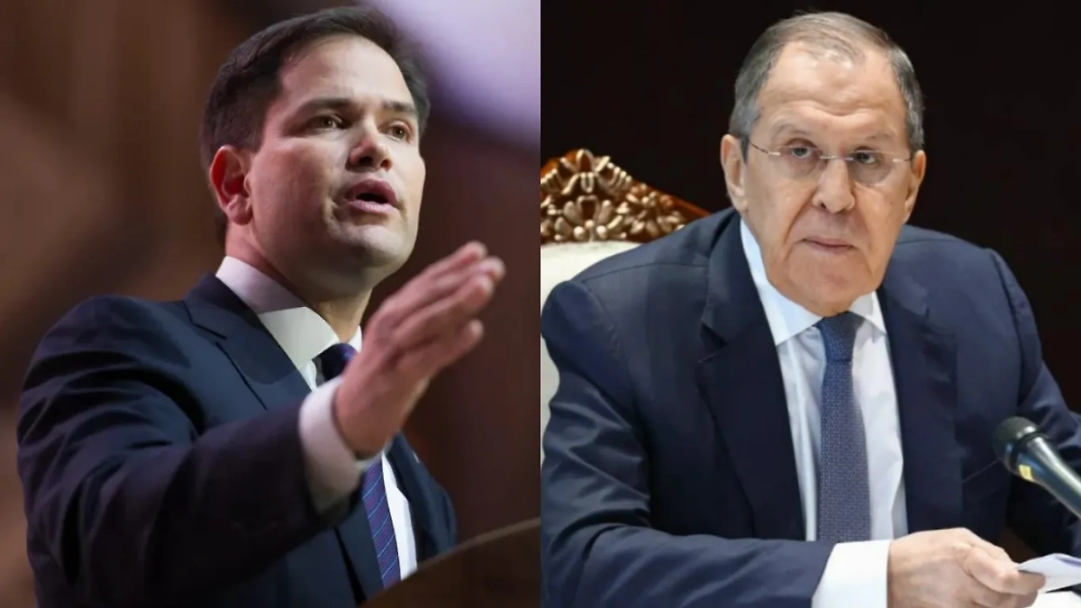 Марко Рубио и Сергей Лавров. Обложка © Shutterstock / FOTODOM / Christopher Halloran / Telegram / МИД России