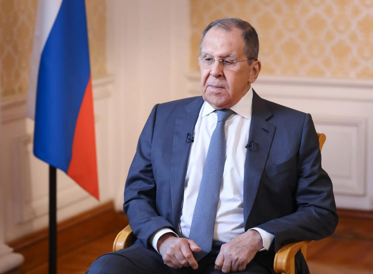 Министр иностранных дел России Сергей Лавров. Обложка © Telegram / МИД России