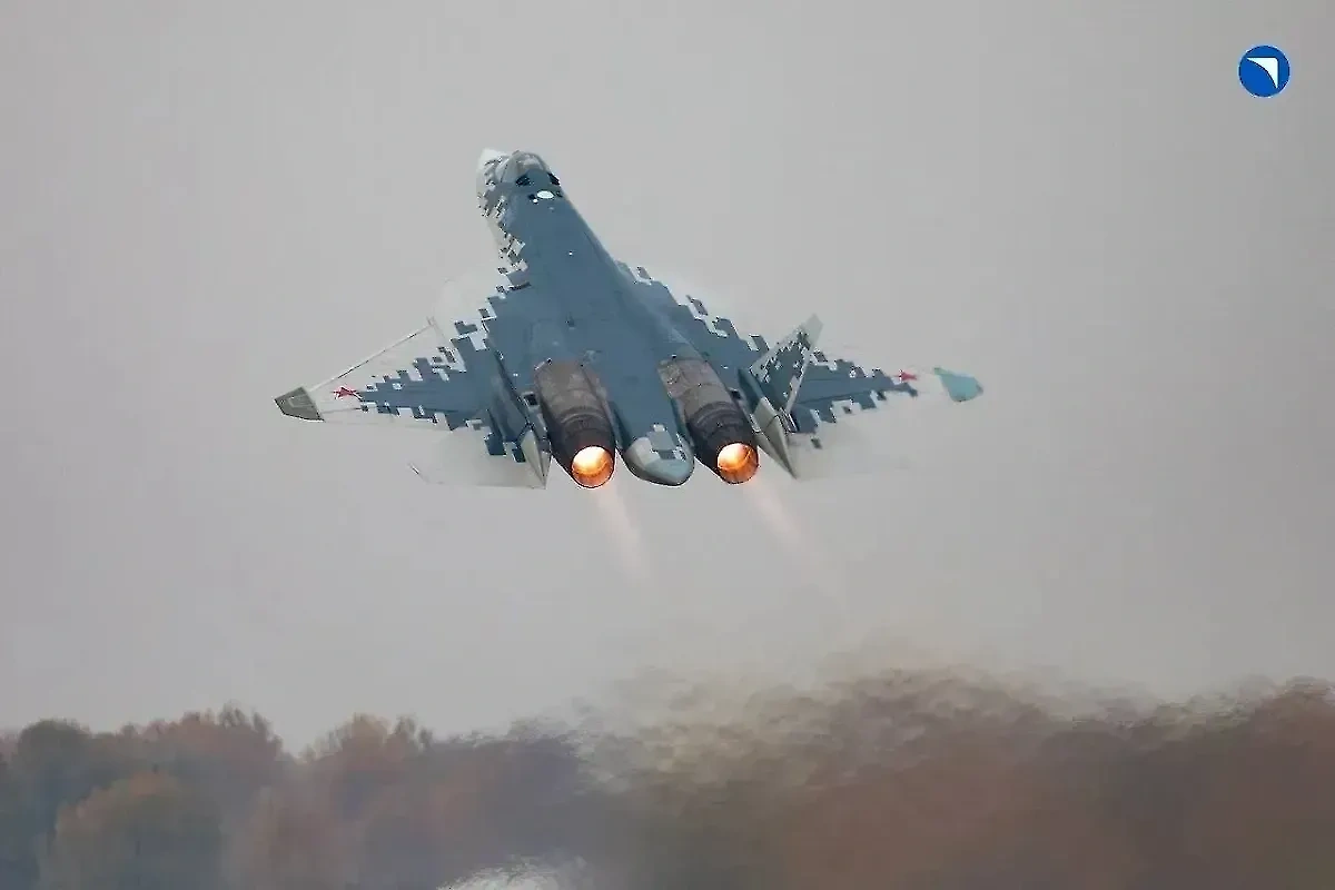 Российский истребитель Су-57. Фото © Пресс-служба «ПАО «ОАК»