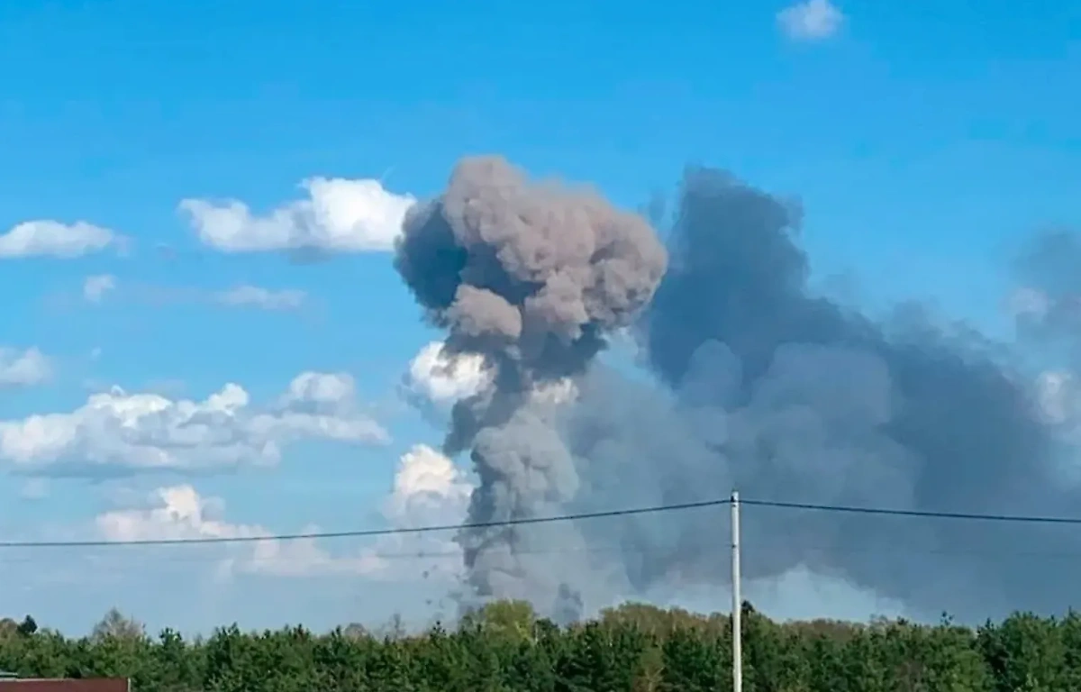 Взрыва снарядов во Владимирской области. Обложка © Telegram / SHOT