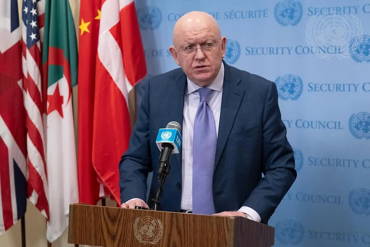 Постпред России при ООН Василий Небензя. Обложка © un.org