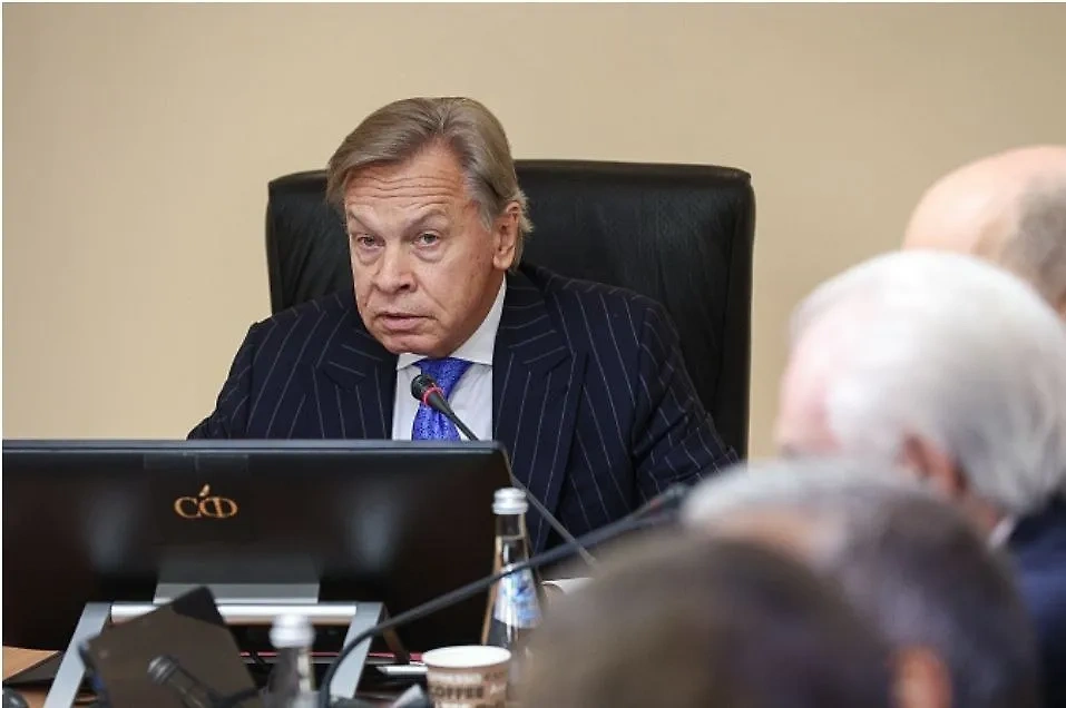 Глава комиссии Совфеда по информполитике Алексей Пушков. Обложка © Telegram / Алексей ПУШКОВ