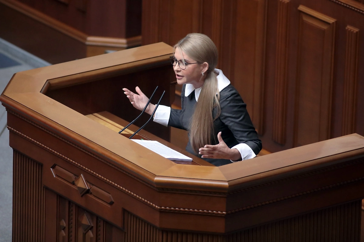 Лидер партии «Батькивщина» Юлия Тимошенко. Обложка © ТАСС / ZEUS / Zuma