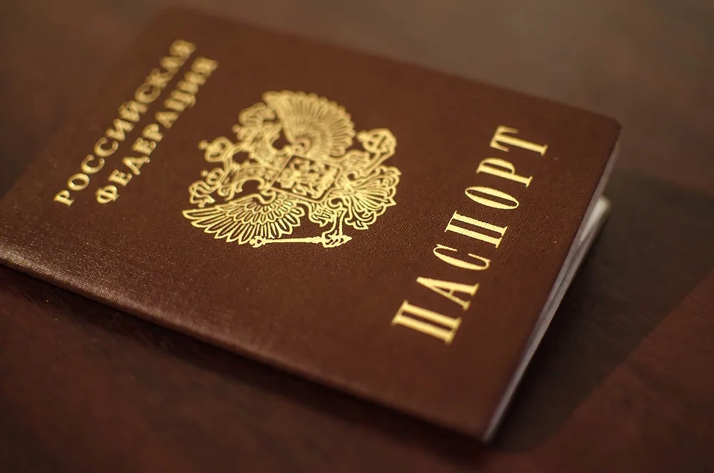 Паспорт России. Обложка © Shutterstock / FOTODOM / Dizzy_Studio