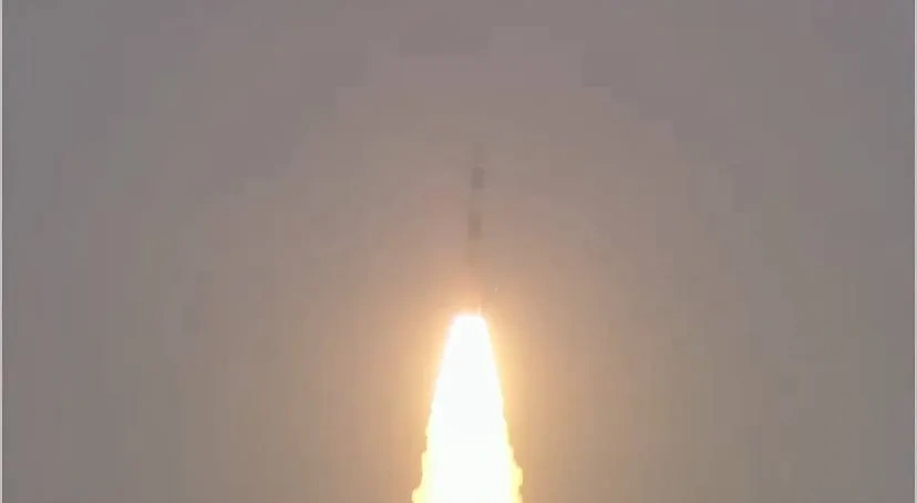 Пуск ракеты-носителя PSLV-XL. Фото © Х / chandanmgs123