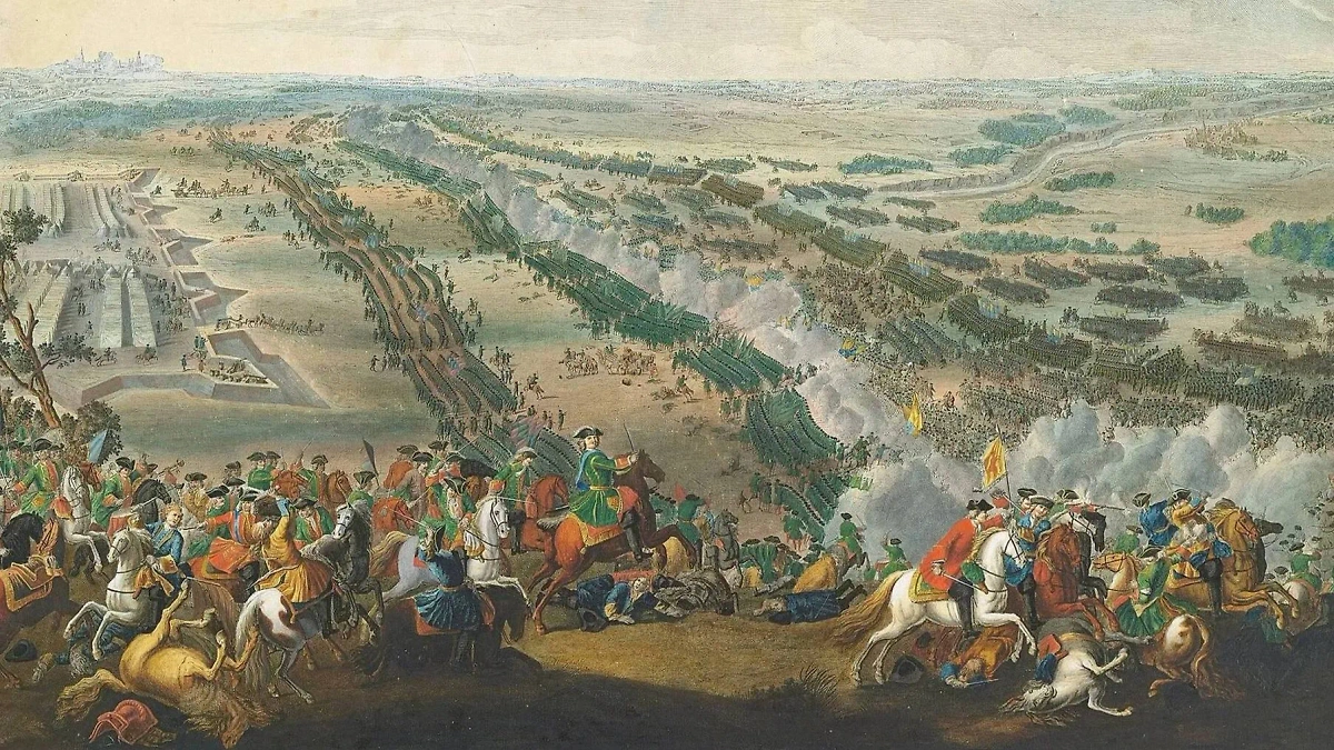 Шведы и предатель гетман Мазепа были разгромлены под Полтавой. Фото © Wikipedia / Pierre-Denis Martin