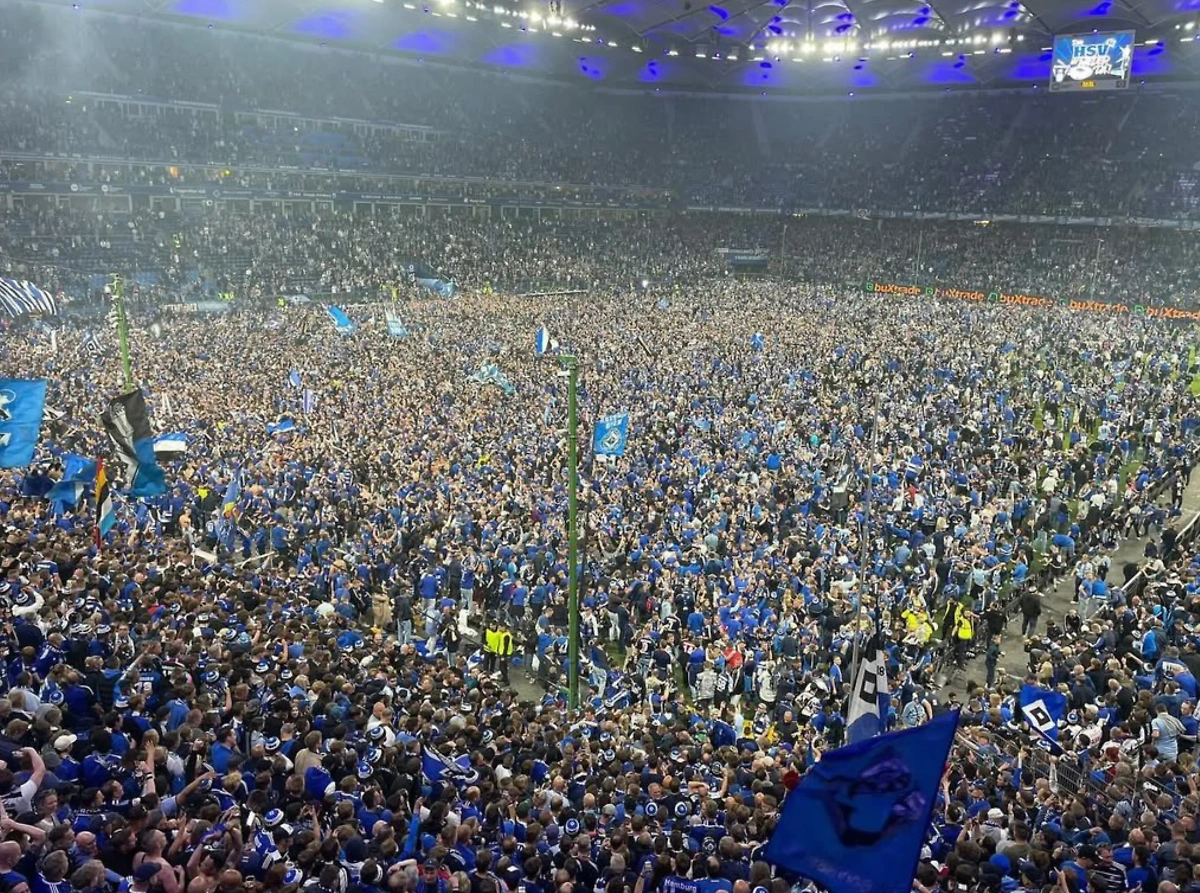 Фанаты выбежали на поле в ФРГ, травмировано 44 человека. Обложка © Х / ultras_clips