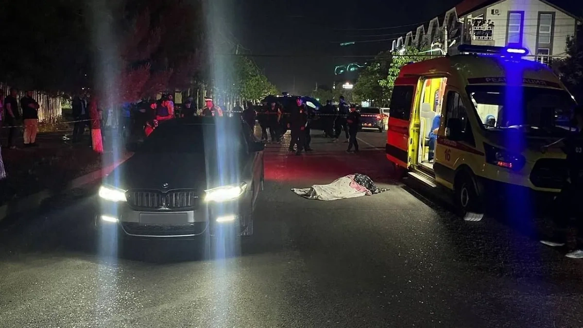 В Дагестане водитель на BMW насмерть сбил 75-летнего пенсионера. Обложка © Telegram / КРИМИНАЛЬНАЯ ХРОНИКА