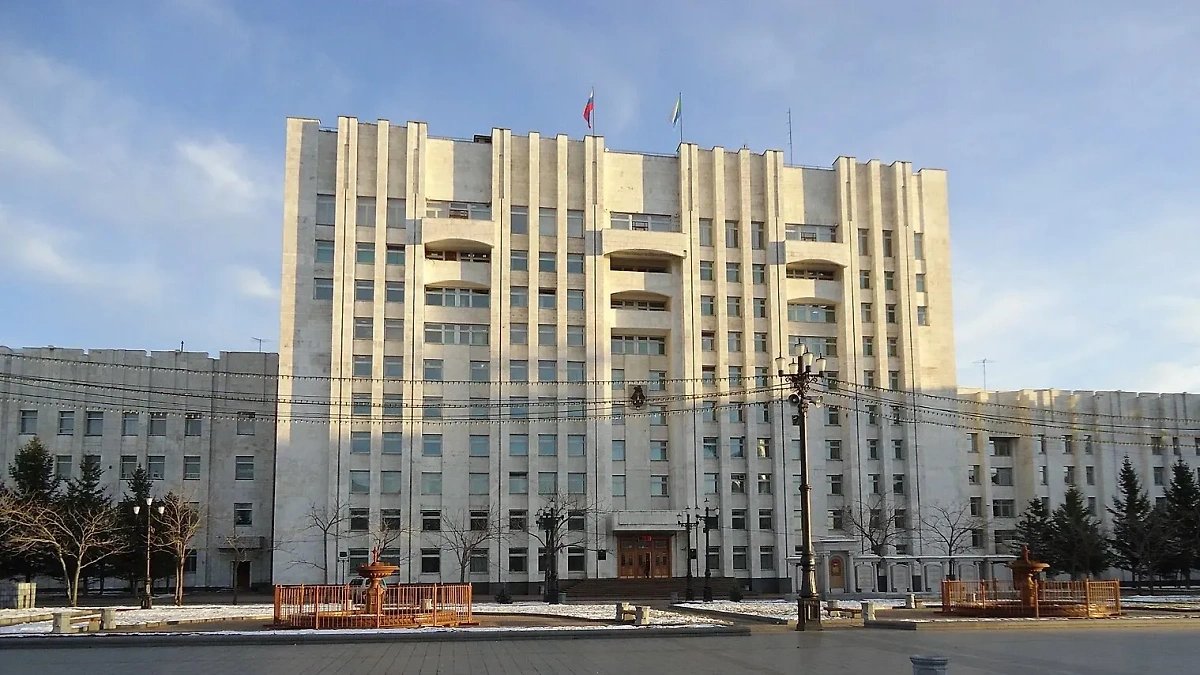 Здание Правительства Хабаровского края. Обложка © Wikipedia / Delekasha