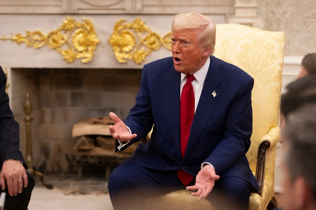 Президент США Дональд Трамп. Обложка © Shutterstock / FOTODOM / noamgalai