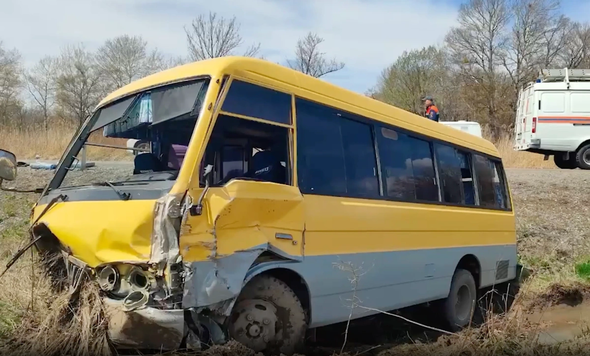 ДТП в Приморье. Обложка © Telegram / Полиция Приморья