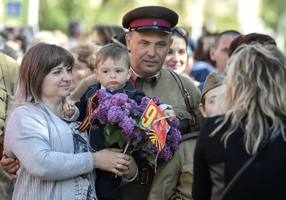 Поздравление с Днём Победы 9 Мая: пожелания своими словами и в СМС. Фото © РИА «Новости»